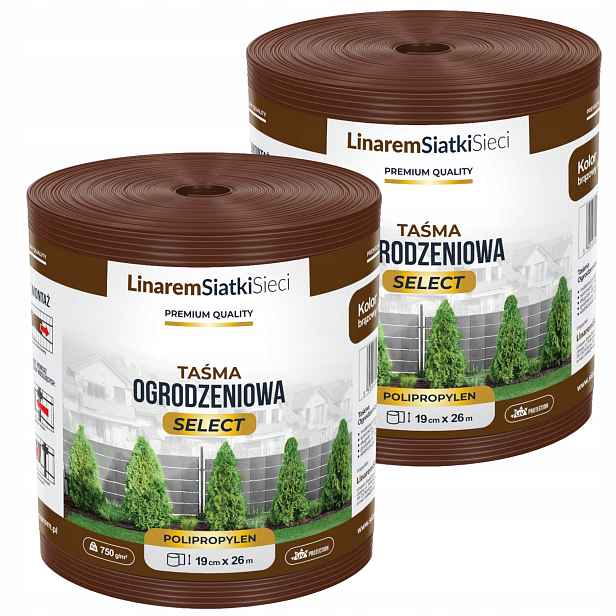 Stínící Panelové Pásy 19x26 Premium Polypropylen 1,2 mm Na Panely Hnědá 2ks