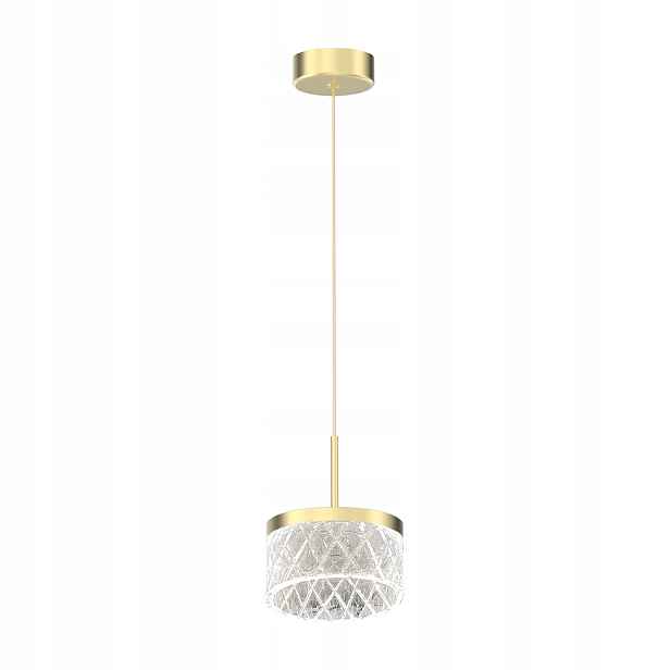 Závěsná lampa Milagro Elegance ML0995 9W Led 500lm 4000K Zlatá Nastavitelná