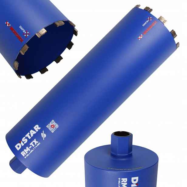 Distar Suchá diamantová korunka s mikroúderem Dds-w 162x450 mmx1-1/4 Rm-tx