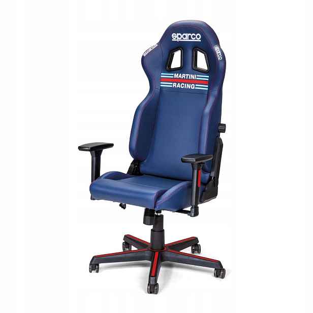 Kancelářská židle Sparco Martini Icon tmavě modrá