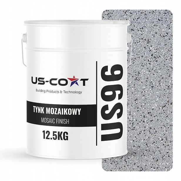 Mozaiková Omítka Mozaika 12,5 Kg Šedá M32 Ozdobná Pryskyřičná Fasáda Premium
