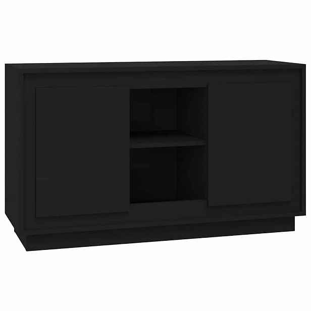 vidaXL Příborník černý 102 x 35 x 60 cm kompozitní dřevo