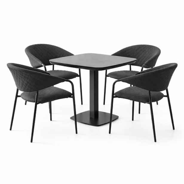 Doppler Picaso MELIA LIKA-TEX® antracit - zahradní/gastro souprava 4+1