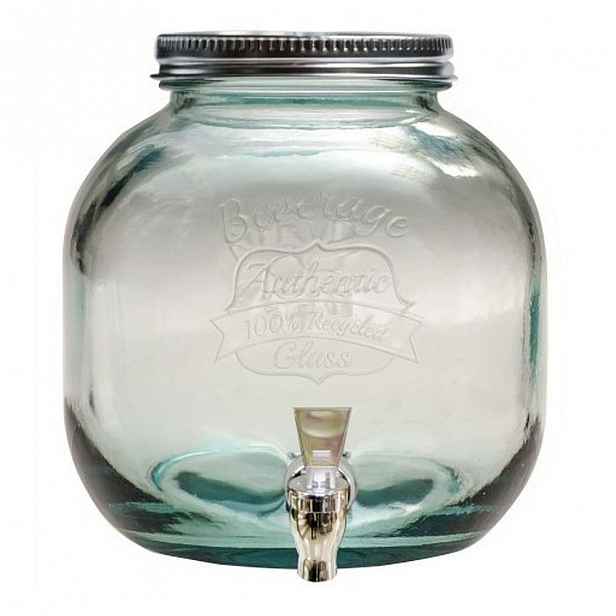 Nádoba na limonádu z recyklovaného skla Ego Dekor Authentic, 6 l