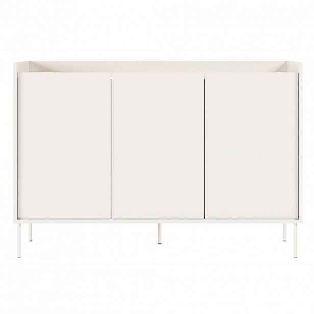 Selsey KOMODA Tovi Bílá / Dekor dub 140 cm