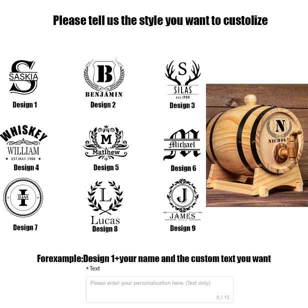 TEMU Personalizované sudy na whisky, gravírované sudy na whisky, dárek pro družbu, dárky pro křestního otce, dárky pro muže, Vánoce, lihovar,