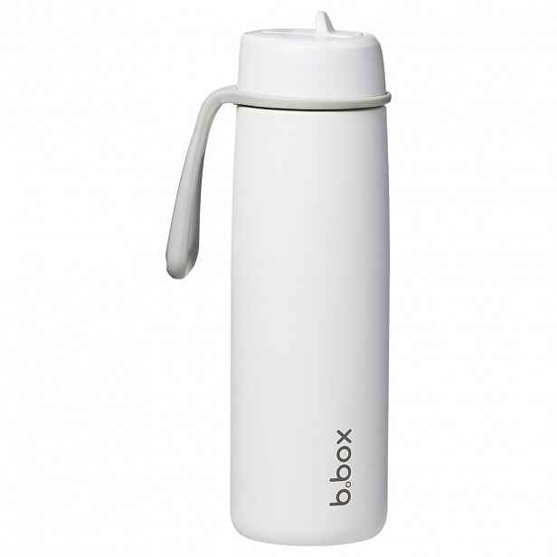 b.box Nerezová termolahev s brčkem 690 ml varianta: white out