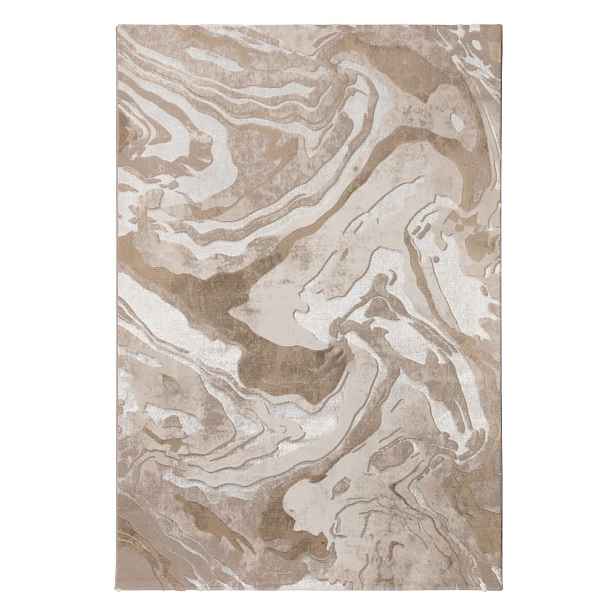 Béžový koberec 80x150 cm Marbled – Flair Rugs