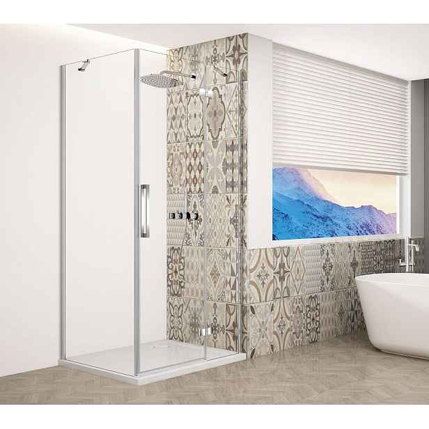 Gelco Trinity - Sprchový kout 110x120 cm, pravé, čiré sklo/chrom GT5612-11CR-CH