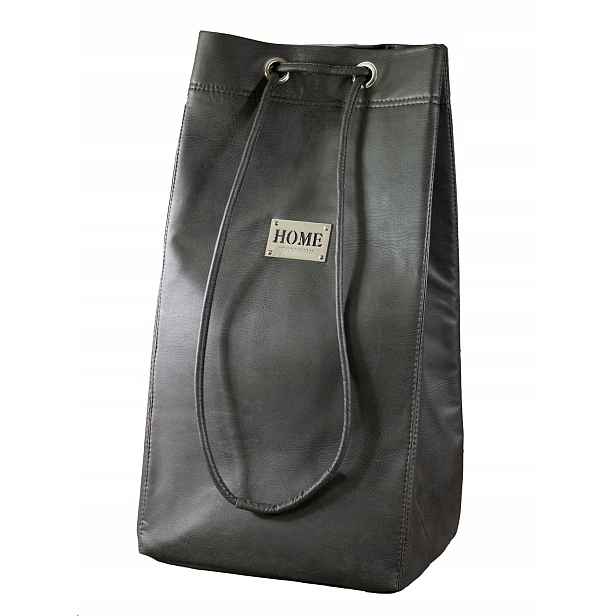 Koupelnový Koš Na Prádlo eko-kůže šedý 68 cm