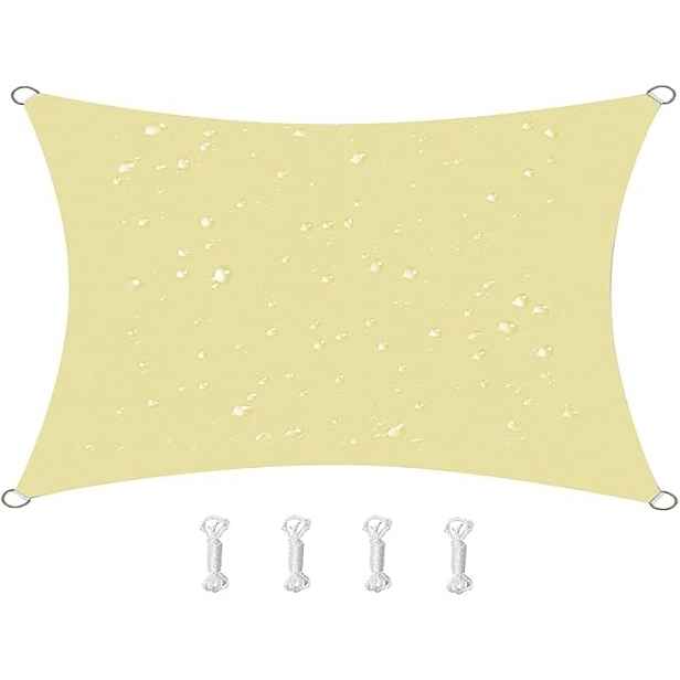 Sluneční plachta 3x4 m, krémová