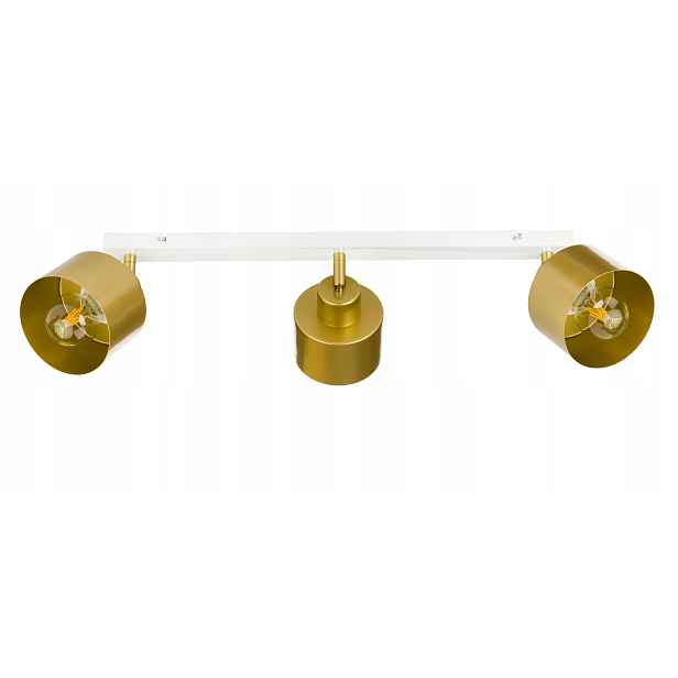 Lampa stropní svítidlo stropní lustr pohyblivý loft zlatý