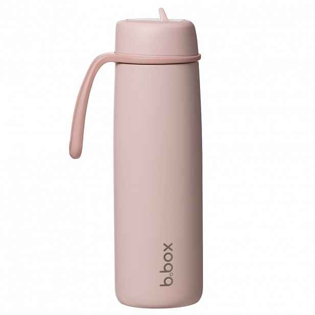 b.box Nerezová termolahev s brčkem 690 ml varianta: blush crush