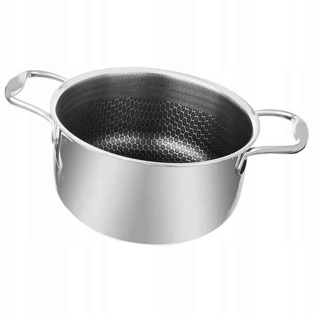 Ocelový Hrnec 4,8 l Orion Cookcell Hybryd indukční trouba 24 cm
