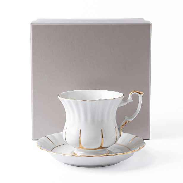 Porcelánová šálek s podšálkem 220 ml Chodík Den učitelů