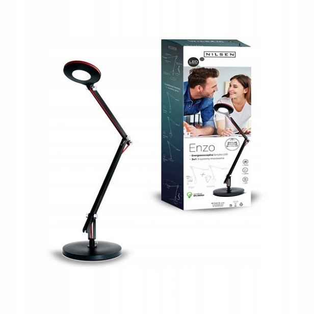 Stolní lampa přišroubovaná k pracovní desce Skládací Led lampa Nilsen