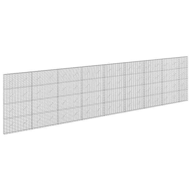 vidaXL Gabion s drátem 5 mm a síťkou 5x10 cm 850x10x200 cm