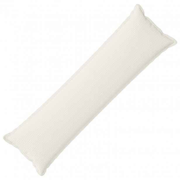 vidaXL Povlak na polštář HOUTEN Krémová 40 x 145 cm manšestr