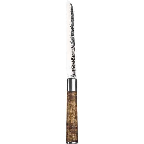Forged VG10 Univerzální nůž ručně kovaný, zoubkovaný, délka čepele 135 mm