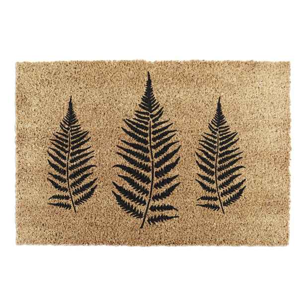 Rohožka z kokosového vlákna 40x60 cm Fern Leaf – Artsy Doormats