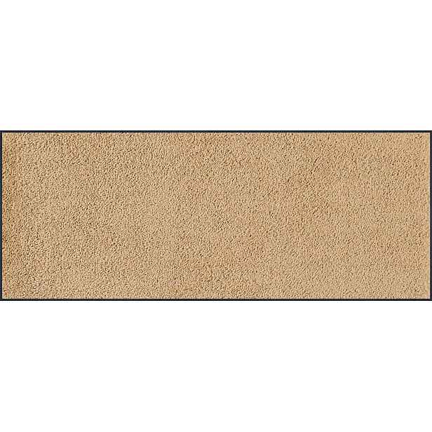 Světlý protiskluzový koberec 75x190 cm Sahara