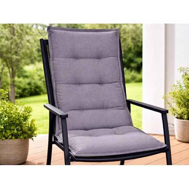 Zahradní polstr Luxor 50x118 cm, antracitový