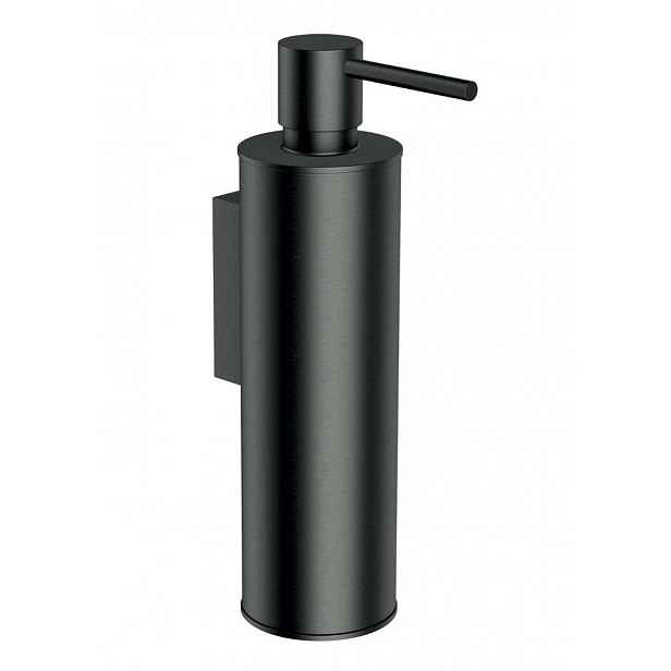 OMNIRES Modern Project - Dávkovač mýdla s držákem, kartáčovaný grafit MP60721GR