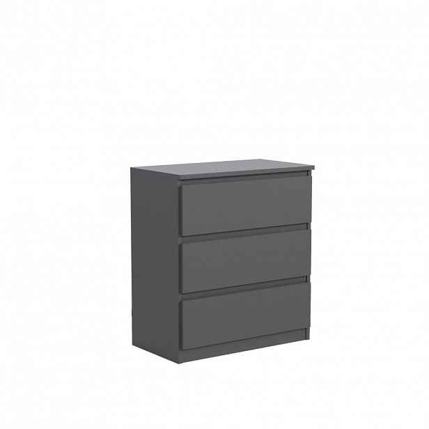 RAUMHIRSCH FURNITURE KOMODA antracitová 70/79/39