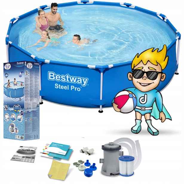 Bazén Bestway 8v1 Pumpa Bazén S Pumpou