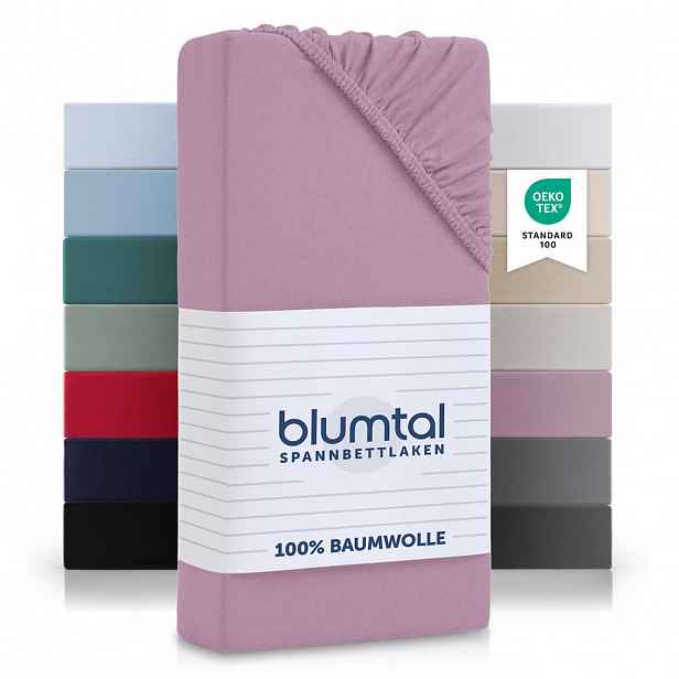 Blumtal NAPÍNACÍ PROSTĚRADLO 200/200 cm, mauve (slézová)