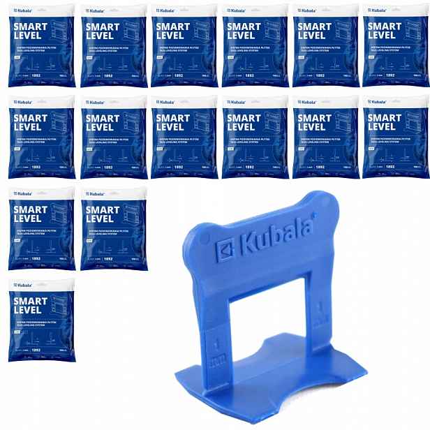 Kubala Smart Level Klipsy Pro Vyrovnávání Dlaždic 1 MM Sada 1500 Kusů