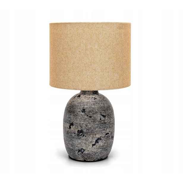 Noční lampa Aigostar Keramická E27 Hnědá