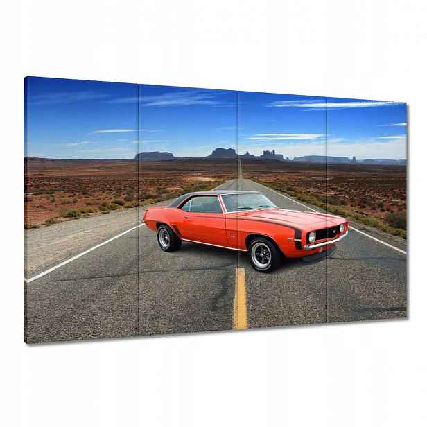 Obrazy 120x80 Oranžový Chevrolet Ss