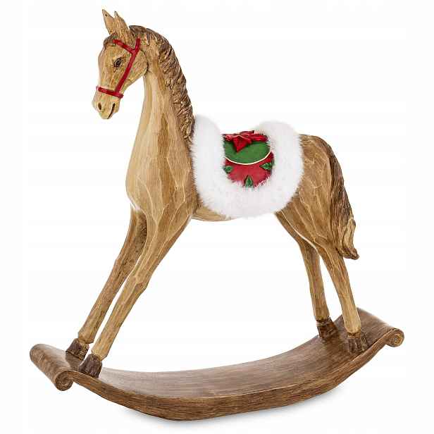 Vánoční figurka plast 37x32,5x8 cm Casa Roma