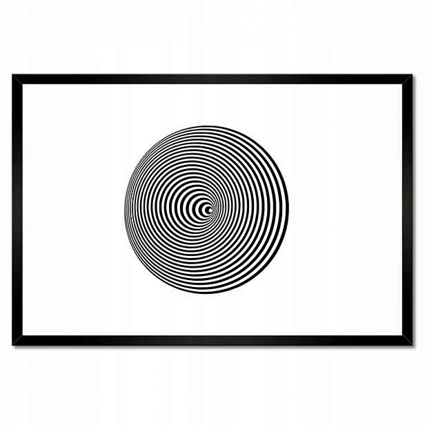 Plakáty v rámu 60x40 Abstrackja černobílá