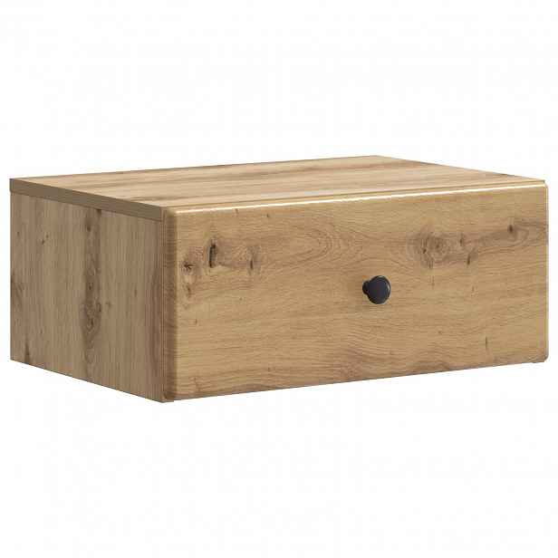 vidaXL Nástěnný noční stolek Dub artisan 49 x 34,5 x 20 cm