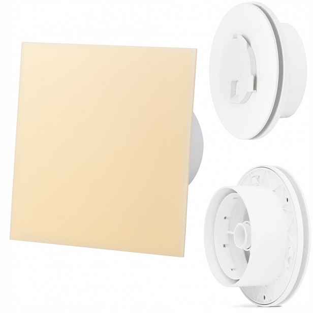 Anemostat Vzdušný Odvětrávací S Regulací Panel Plexi Béžový Fi 100