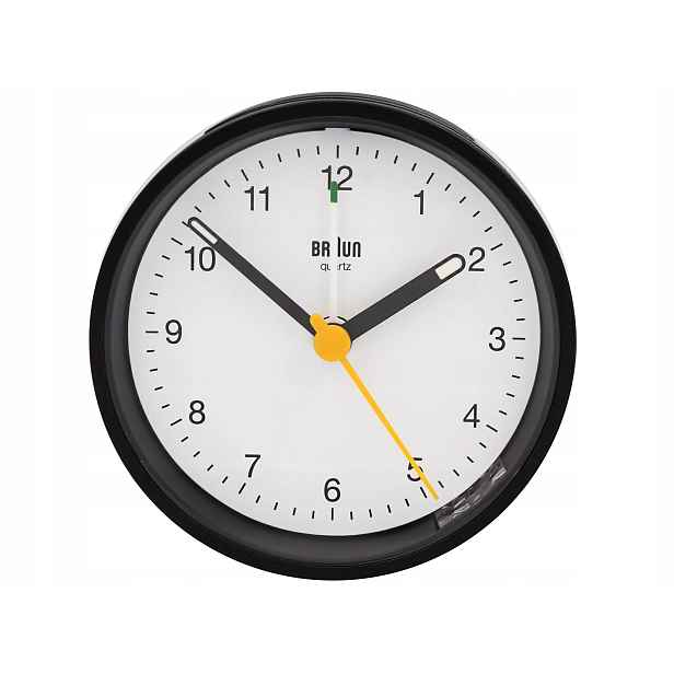 Klasický Budík Braun BC12BW, Alarm, Podsvícení