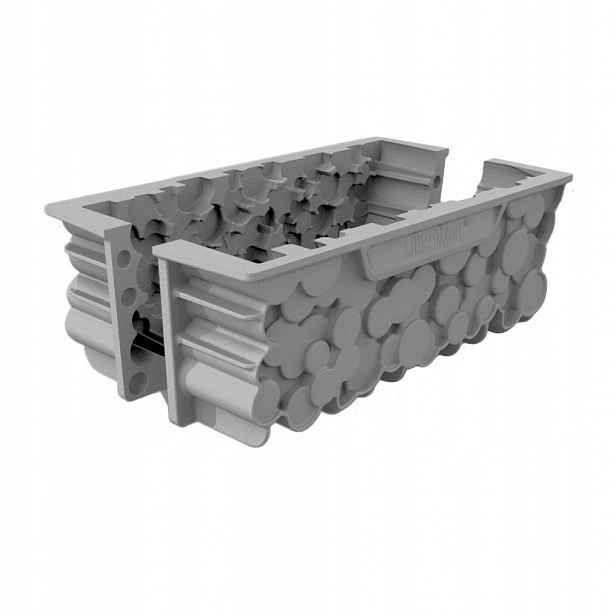 Silikonová 3D forma Silikomart Foret Dřevěné bale dort