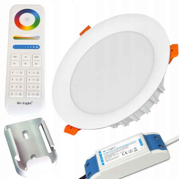 Dálkový Ovladač 8 Zón Smart Panel Led Rgb+cct Milight 18W