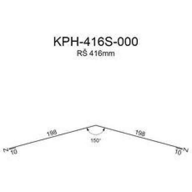 Hřebenáč RS416S-150 SP25 RAL7035 0,50mm 2bm