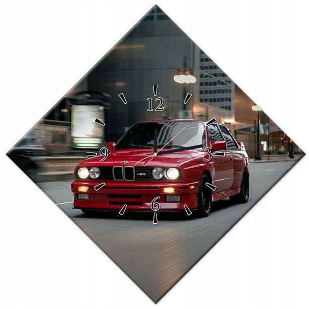 Klasické hodiny 56x56 Bmw M3 BeeMka