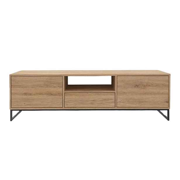 MASSENO TV STOLEK AZIR, 160/48,5/45 cm, dekor dub