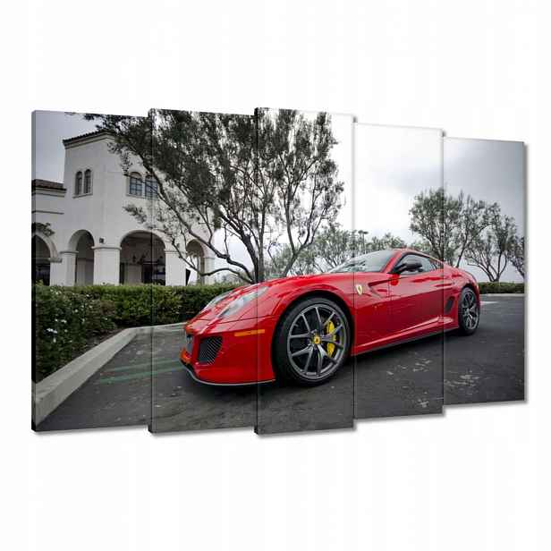 Obrazy 150x95 Červené auto Ferrari