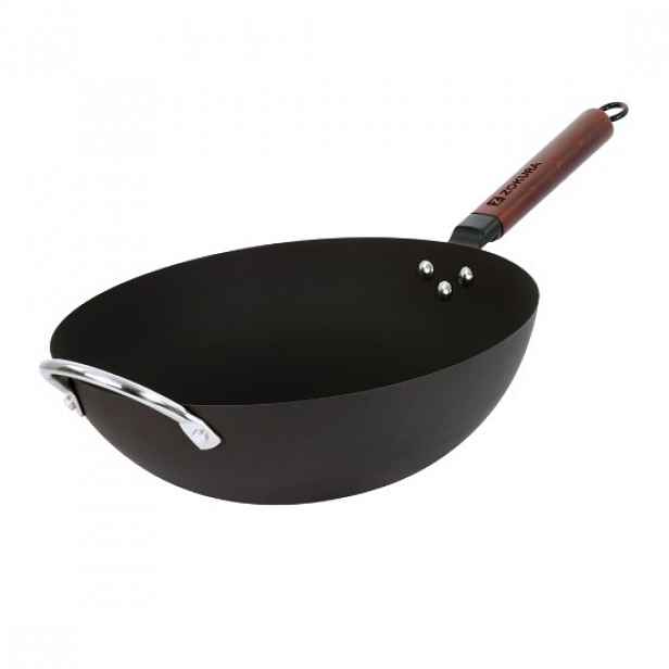 Pánev wok, uhlíková ocel, 32 cm - Zokura