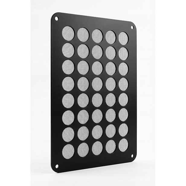 Ventilační Mřížka Kovová 14x21 17x24 Černá