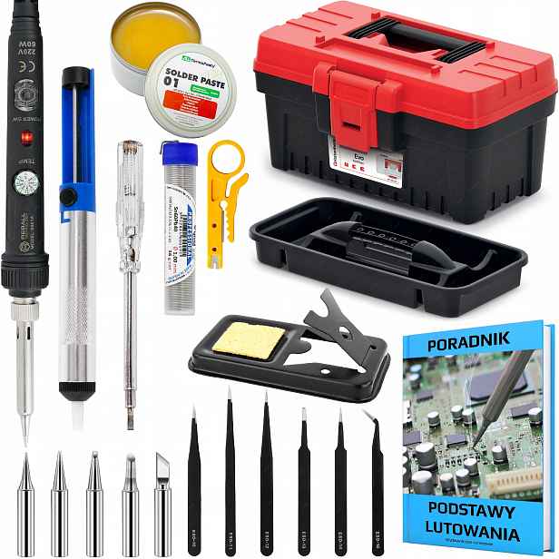 Přesná Páječka Reball S601A 60W S Regulací Teploty Set 20v1