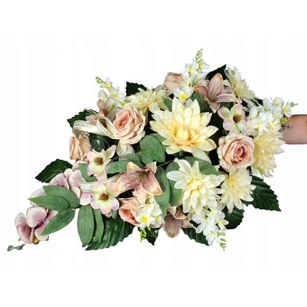 Dekorace Na Hrob XL Pohřeb Poslední Rozloučení Floret Do Ruky