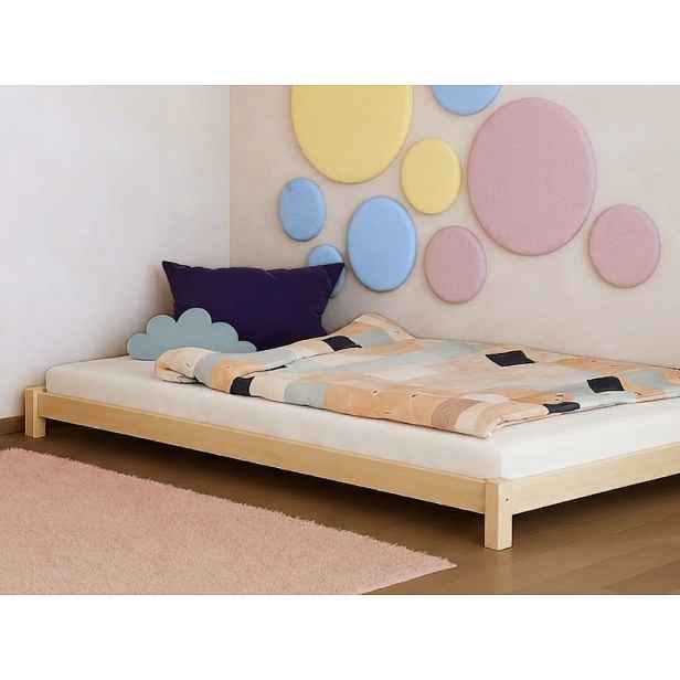 Kulatý čalouněný panel na zeď VELVET Zvolte barvu: Jantarová, Zvolte rozměr: ø 40 cm, Uchycení na zeď: Bez uchycení (možnost použití lepidla)