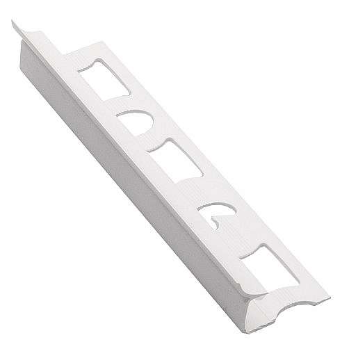 Lišta rohová vnitřní PVC bílá délka 250 cm, výška 9 mm, LV9250